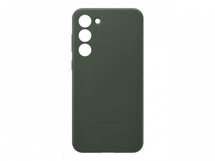 Samsung Galaxy S23 Plus Leather Case Green i gruppen SMARTTELEFON & NETTBRETT / Mobilbeskyttelse / Samsung hos TP E-commerce Nordic AB (C21716)