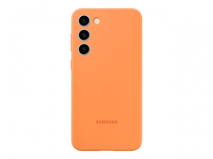 Samsung Galaxy S23 Plus Silicone Case Orange i gruppen SMARTTELEFON & NETTBRETT / Mobilbeskyttelse / Samsung hos TP E-commerce Nordic AB (C21722)