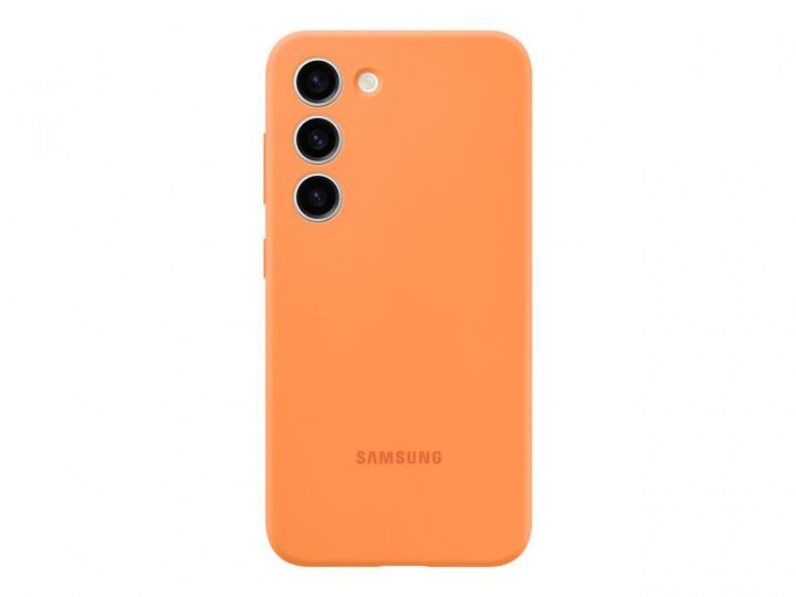 Samsung Galaxy S23 Silikondeksel Oransje i gruppen SMARTTELEFON & NETTBRETT / Mobilbeskyttelse / Samsung hos TP E-commerce Nordic AB (C21734)
