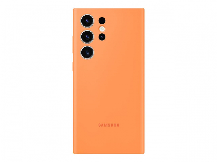 Samsung Galaxy S23 Ultra Silicone Case Orange i gruppen SMARTTELEFON & NETTBRETT / Mobilbeskyttelse / Samsung hos TP E-commerce Nordic AB (C21767)