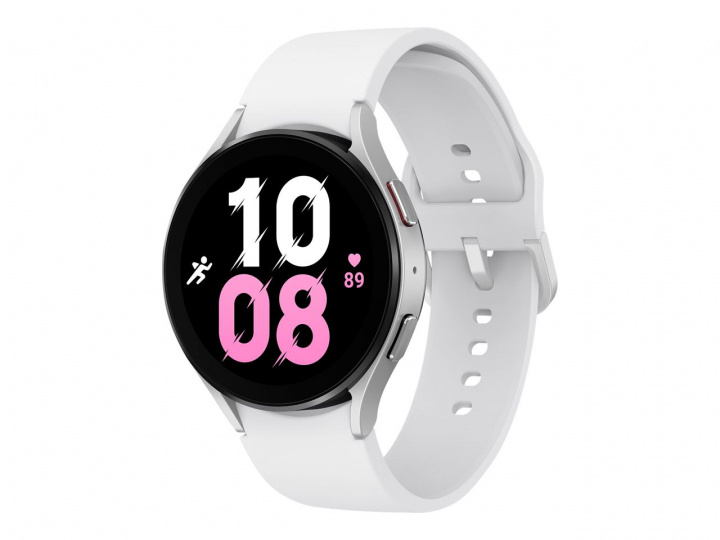 Samsung GALAXY WATCH 5 4G 44 MM Silver i gruppen SPORT, FRITID & HOBBY / Smartwatch og Aktivitetsmålere / Smartwatches hos TP E-commerce Nordic AB (C21829)