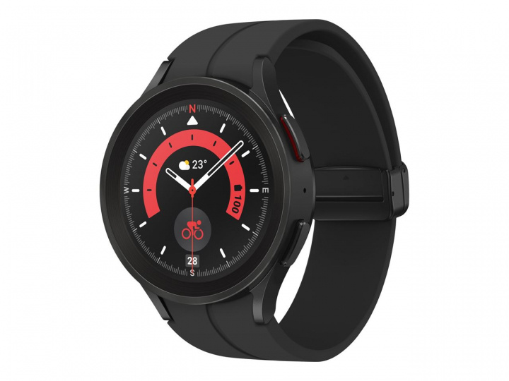 Samsung GALAXY WATCH 5 PRO 4G 45 MM Black Titanium i gruppen SPORT, FRITID & HOBBY / Smartwatch og Aktivitetsmålere / Smartwatches hos TP E-commerce Nordic AB (C21838)