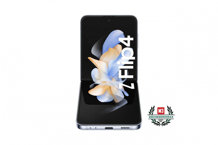 Samsung Galaxy Z Flip4 5G 128 GB Lyseblå i gruppen SMARTTELEFON & NETTBRETT / Mobiltelefoner & smartphones hos TP E-commerce Nordic AB (C21847)