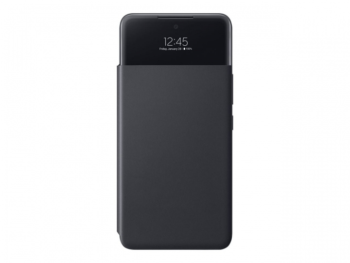 Samsung S-View Wallet Cover - Lommebokveske til Samsung Galaxy A53, svart i gruppen SMARTTELEFON & NETTBRETT / Mobilbeskyttelse / Samsung hos TP E-commerce Nordic AB (C21890)