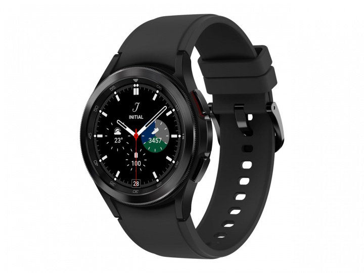 Samsung Galaxy Watch 4 Classic, svart i gruppen SPORT, FRITID & HOBBY / Smartwatch og Aktivitetsmålere / Smartwatches hos TP E-commerce Nordic AB (C21897)