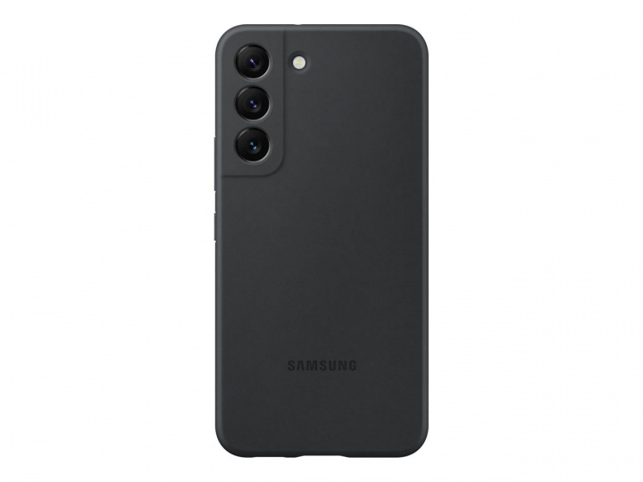 Samsung Silicone Cover Galaxy S22 Black i gruppen SMARTTELEFON & NETTBRETT / Mobilbeskyttelse / Samsung hos TP E-commerce Nordic AB (C21907)