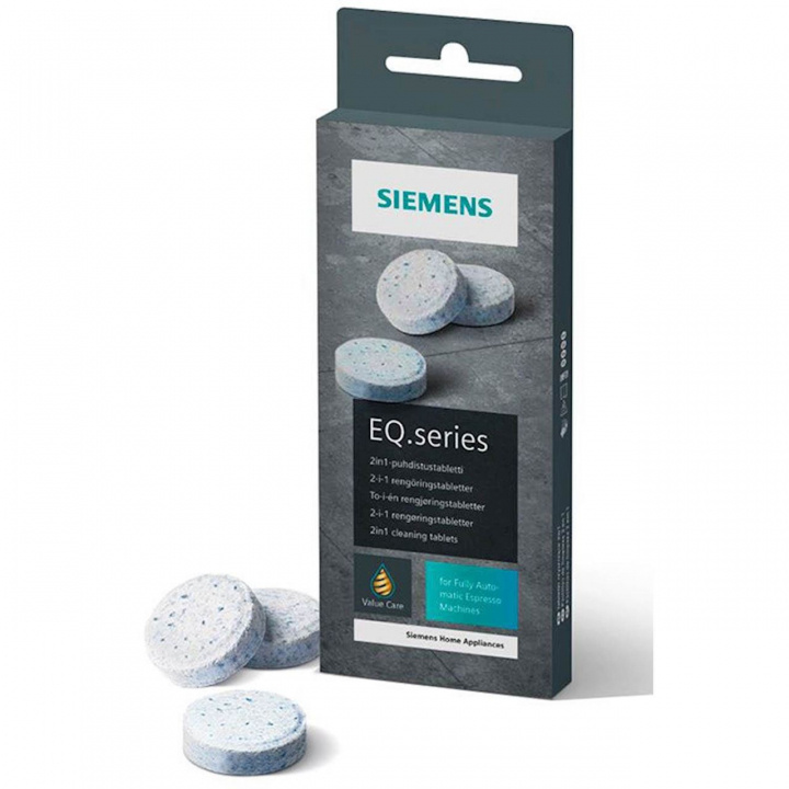Siemens TZ80001B - Rengjøringstabletter for espressomaskiner i gruppen HJEM, HUS OG HAGE / Husholdningsapparater / Kaffe og espresso / Kapsler, filter og tilbehør hos TP E-commerce Nordic AB (C21957)