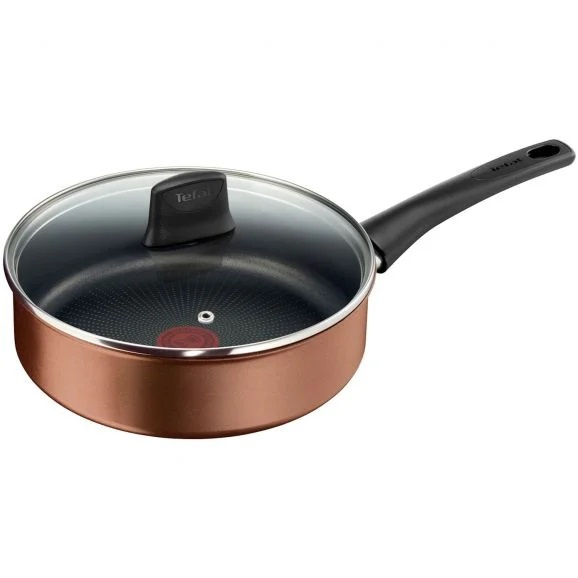 Tefal Resource Sauté Pan G2533232 - Kokekar 24 cm inkl. glasslokk i gruppen HJEM, HUS OG HAGE / Kjøkkenutstyr / Gryter og kjeler hos TP E-commerce Nordic AB (C21975)