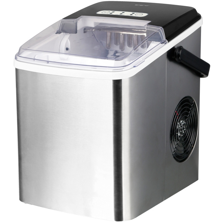 Emerio Ismaskin i rustfritt stål 12 kg/24 timer i gruppen HJEM, HUS OG HAGE / Husholdningsapparater / Vann og juice / Ismaskiner hos TP E-commerce Nordic AB (C22049)