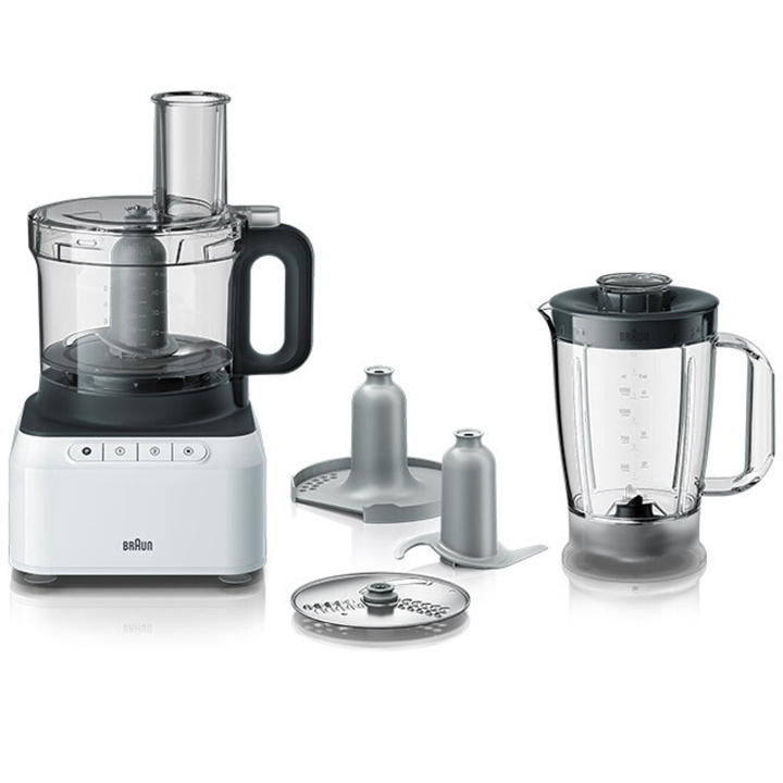 Braun Matprosessor FP3131WH PurEase i gruppen HJEM, HUS OG HAGE / Husholdningsapparater / Matprosessorer og kjøkkenassistenter / Matprosessorer hos TP E-commerce Nordic AB (C22065)