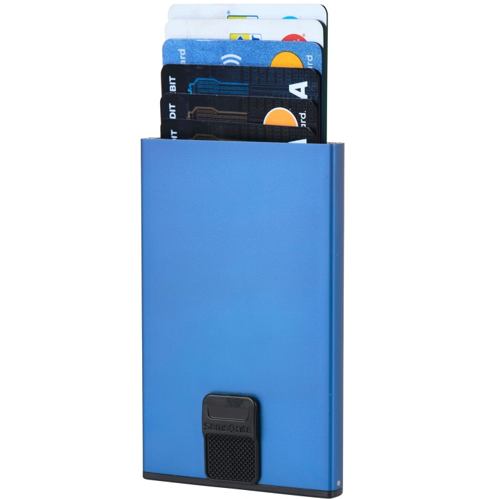 Samsonite Alu Fit Wallet med RFID blå i gruppen SPORT, FRITID & HOBBY / Tilbehør / RFID hos TP E-commerce Nordic AB (C22091)