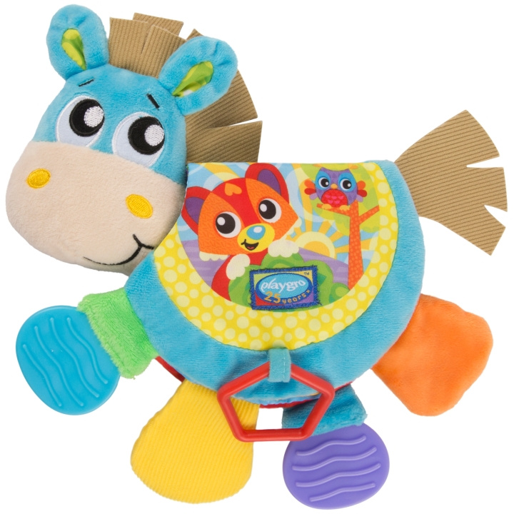 Playgro Musikalsk Clip Clop Teether Book i gruppen LEKER, BARN OG BABY / Babyleker (0-3 år) / Aktivitetsleker hos TP E-commerce Nordic AB (C22120)