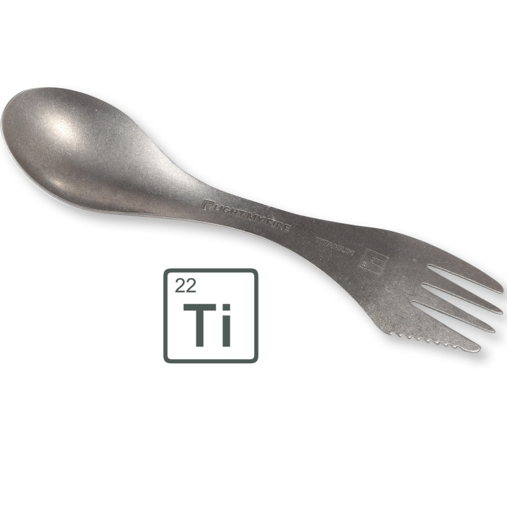 Light My Fire Spork Titanium Laget i Sverige i gruppen SPORT, FRITID & HOBBY / Friluftsliv / Matlaging hos TP E-commerce Nordic AB (C22152)