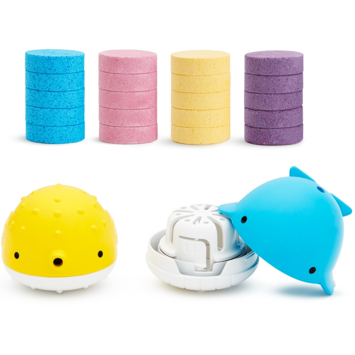 Munchkin Colour Buddies & 20-pakning med badebomber i gruppen HELSE OG SKJØNNHET / Hudpleie / Kroppspleie / Bad- og dusjkrem hos TP E-commerce Nordic AB (C22158)