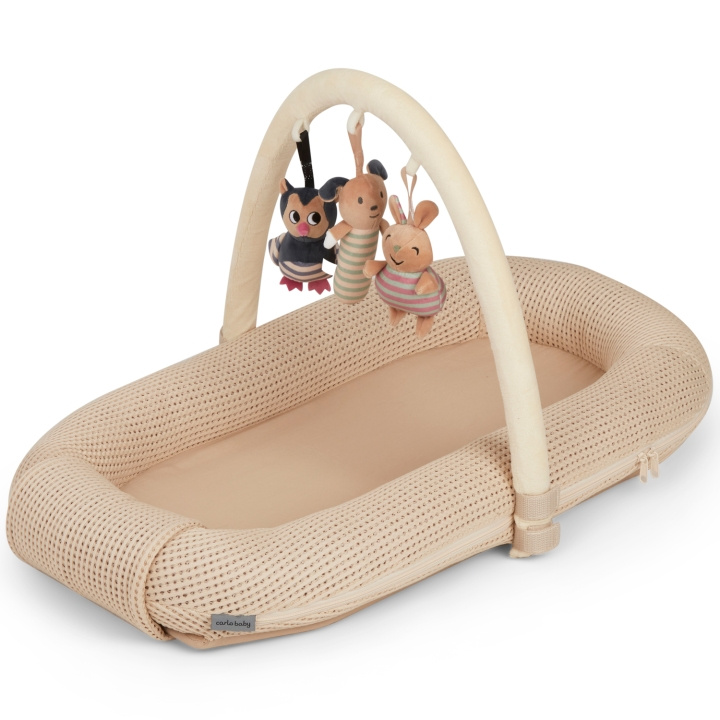 Carlobaby Babynest, Vaffel, Beige i gruppen LEKER, BARN OG BABY / Barnetekstiler / Babynest hos TP E-commerce Nordic AB (C22181)