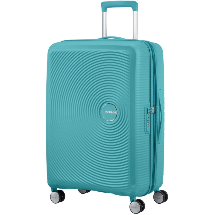 American Tourister Soundbox koffert 67 Exp. Turkis Tonic i gruppen SPORT, FRITID & HOBBY / Reise / Kofferter hos TP E-commerce Nordic AB (C22189)