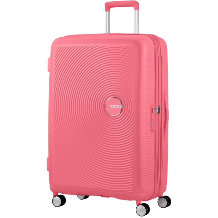 American Tourister Soundbox Resväska 77 Exp. Sun Kissed Coral i gruppen SPORT, FRITID & HOBBY / Reise / Kofferter hos TP E-commerce Nordic AB (C22191)