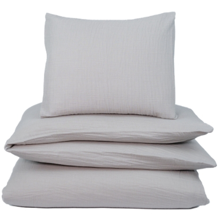 NG Baby Dynetrekk Cradle Muslin Greige i gruppen LEKER, BARN OG BABY / Barnetekstiler / Sengetøy / Sengetøy for barneseng hos TP E-commerce Nordic AB (C22195)