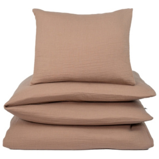 NG Baby Dynetrekk Cradle Muslin Brun