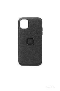 Peak Design Everyday Fabric Case iPhone 11 Pro - Charcoal i gruppen SMARTTELEFON & NETTBRETT / Mobilbeskyttelse / Apple / iPhone 11 Pro / Deksel hos TP E-commerce Nordic AB (C22283)
