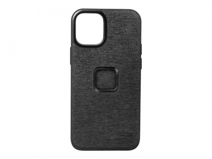 Peak Design Everyday Fabric Case iPhone 13 Mini - Charcoal i gruppen SMARTTELEFON & NETTBRETT / Mobilbeskyttelse / Apple / iPhone 13 Mini / Deksel hos TP E-commerce Nordic AB (C22290)