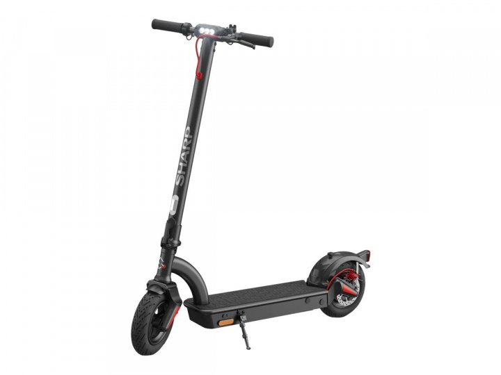 Sharp EM-KS2AEU-B - Elektrisk sparkesykkel med innebygd display, dobbel fjæring bak og appkontroll i gruppen SPORT, FRITID & HOBBY / Transport / Elscootere hos TP E-commerce Nordic AB (C22391)