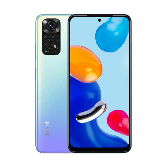 Xiaomi Redmi Note 11 4+128GB Star Blue i gruppen SMARTTELEFON & NETTBRETT / Mobiltelefoner & smartphones hos TP E-commerce Nordic AB (C22412)