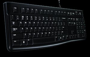 Logitech K120 tastatur i gruppen Datautstyr / Mus & Tastatur / Tastatur / Kablede hos TP E-commerce Nordic AB (C22469)
