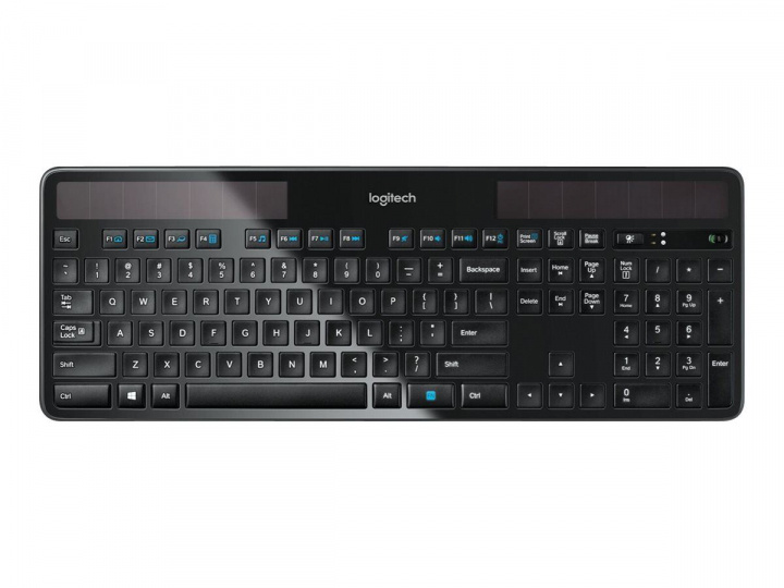 Logitech TRÅDLØST TASTATUR K750 i gruppen Datautstyr / Mus & Tastatur / Tastatur / Trådløs hos TP E-commerce Nordic AB (C22493)
