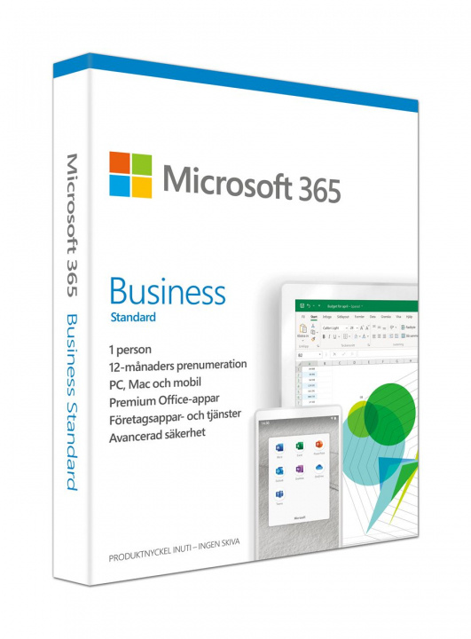 Microsoft Microsoft 365 Business Standard inkl. Teams svensk 1år 1år i gruppen Datautstyr / Datamaskin Tilbehør / Software hos TP E-commerce Nordic AB (C22504)