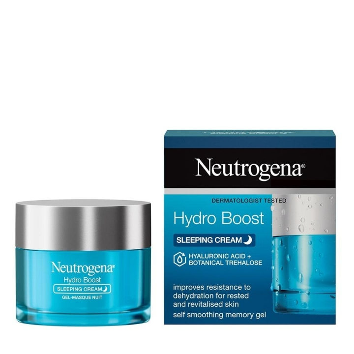 Neutrogena Hydro Boost Sleeping Cream 50 ml i gruppen HELSE OG SKJØNNHET / Hudpleie / Ansikt / Dagkrem hos TP E-commerce Nordic AB (C22598)