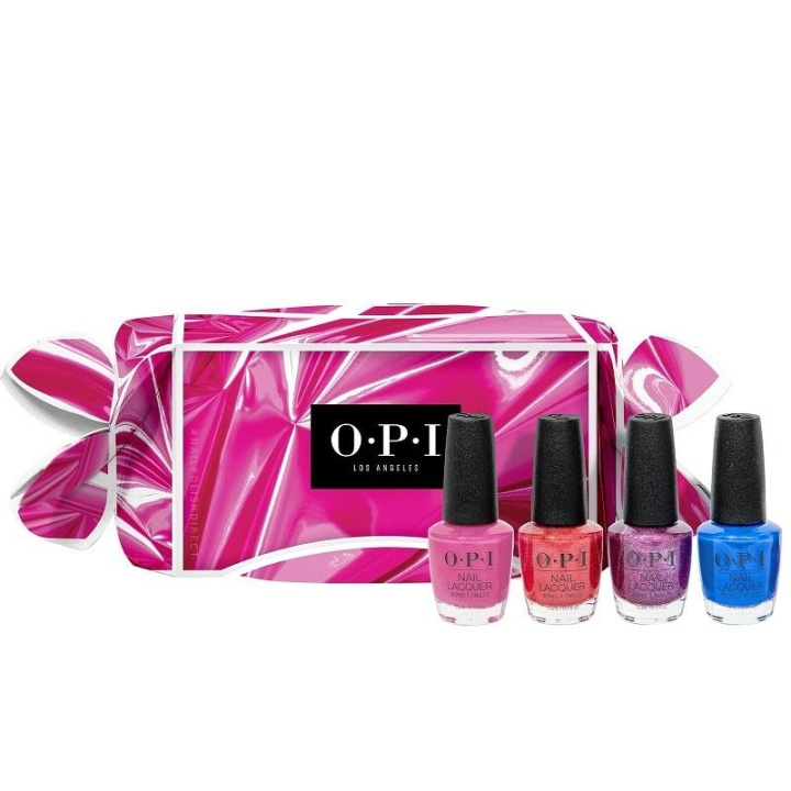 OPI Nail Lacquer Mini Cracker Gift Set i gruppen HELSE OG SKJØNNHET / Manikyr/pedikyr / Neglelakk hos TP E-commerce Nordic AB (C22605)