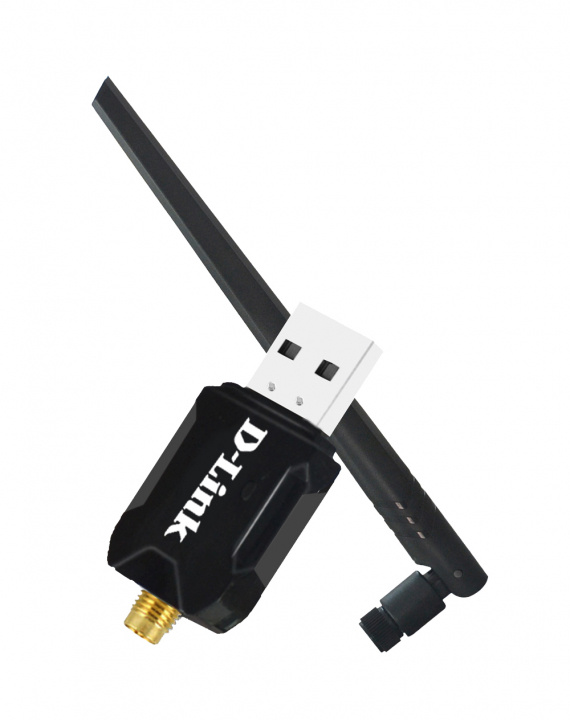 D-Link N300 Wi-Fi-USB-adapter med høy forsterkning i gruppen Datautstyr / Nettverk / Nettverkskort / USB Trådløs hos TP E-commerce Nordic AB (C22683)