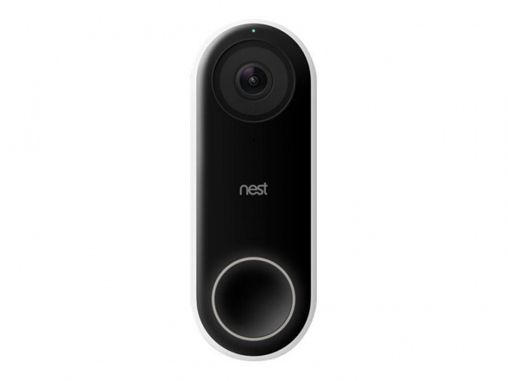 Google Nest Hello Video Doorbell - Black/White i gruppen HJEM, HUS OG HAGE / Smarthus / Dørklokker hos TP E-commerce Nordic AB (C22703)