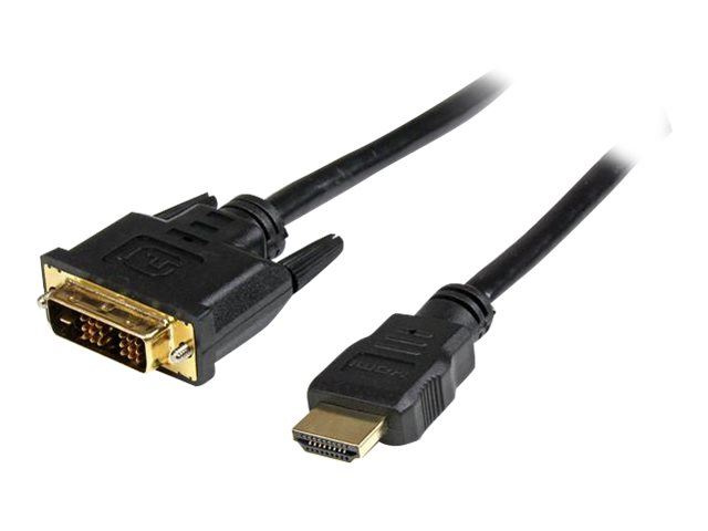 StarTech 1m Hdmi To Dvi-D Cable - M/M i gruppen Datautstyr / Kabler og adaptere / DVI / Kabler hos TP E-commerce Nordic AB (C22724)