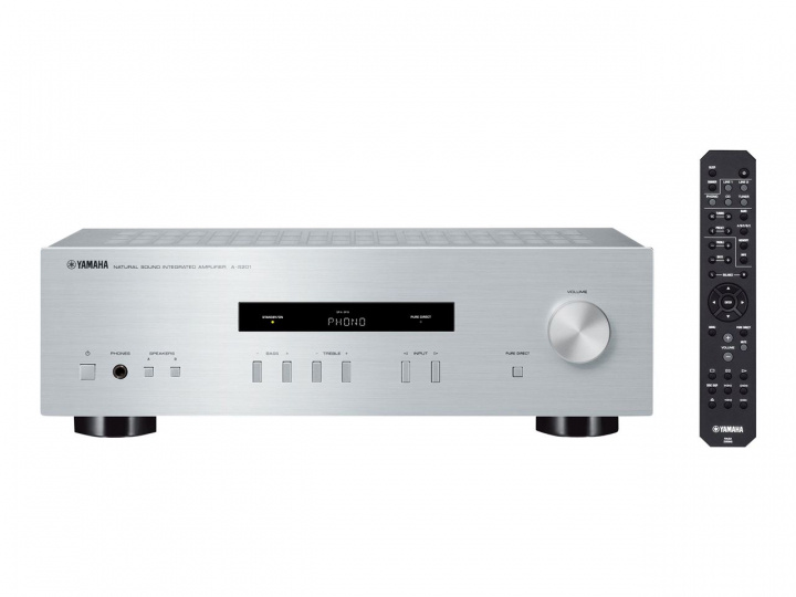 Yamaha AS201SI2 - Hifi-forsterker, sølv i gruppen Elektronikk / Lyd & Bilde / Hjemmekino, HiFi og bærbar / Forsterker & Receiver hos TP E-commerce Nordic AB (C22788)