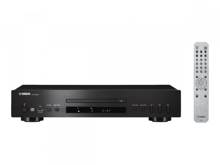 Yamaha CDS303BL - CD-spiller, svart i gruppen Elektronikk / Lyd & Bilde / Hjemmekino, HiFi og bærbar / Kompakt Stereo & Platespillere hos TP E-commerce Nordic AB (C22795)