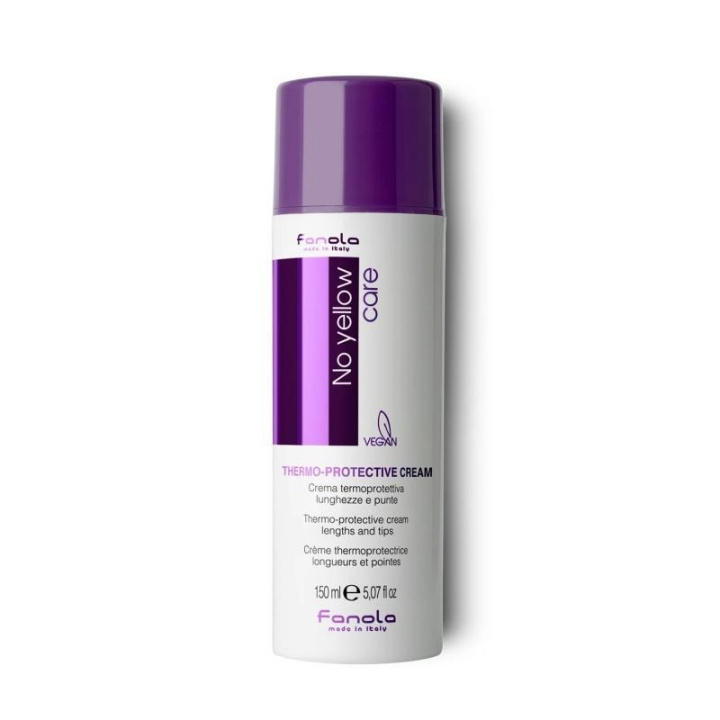 Fanola No Yellow Thermo Protective Cream 150 ml i gruppen HELSE OG SKJØNNHET / Hår & styling / Hårpleie / Hårserum hos TP E-commerce Nordic AB (C22846)