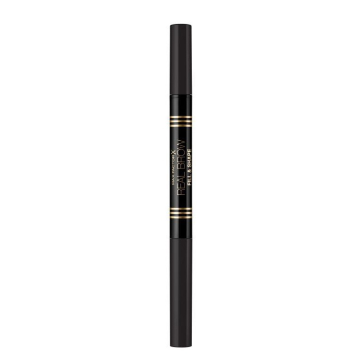 Max Factor Real Brow Fill & Shape 05 Black Brown i gruppen HELSE OG SKJØNNHET / Makeup / Øyne og øyebryn / Øyenbrynspenn hos TP E-commerce Nordic AB (C22848)