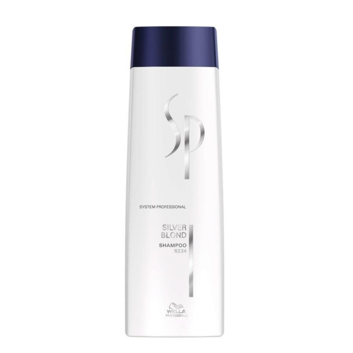 Wella SP Silver Blond Shampoo 250ml i gruppen HELSE OG SKJØNNHET / Hår & styling / Hårpleie / Hårfarge / Sølv sjampo hos TP E-commerce Nordic AB (C22884)