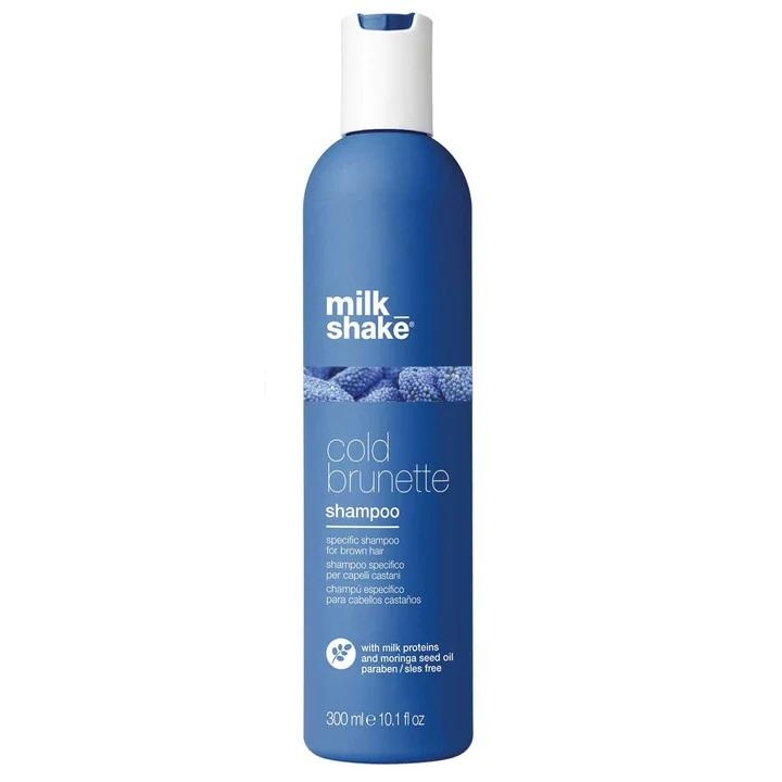 Milk_Shake Cold Brunette Shampoo 300ml i gruppen HELSE OG SKJØNNHET / Hår & styling / Hårpleie / Hårfarge / Sølv sjampo hos TP E-commerce Nordic AB (C23007)