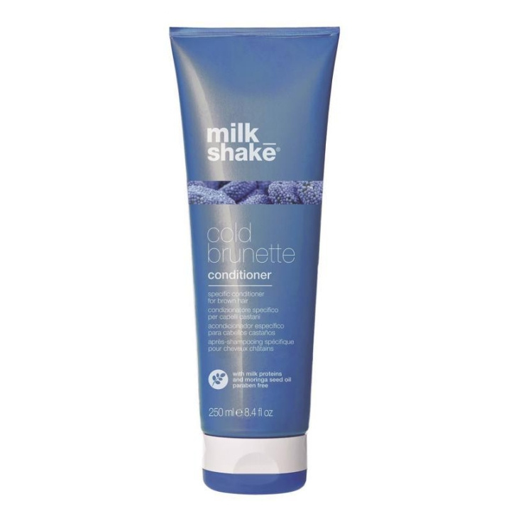 Milk_Shake Cold Brunette Conditioner 250ml i gruppen HELSE OG SKJØNNHET / Hår & styling / Hårpleie / Hårfarge / Sølv balsam hos TP E-commerce Nordic AB (C23009)