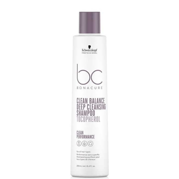 Schwarzkopf BC Clean Balance Deep Cleansing Shampoo 250 ml i gruppen HELSE OG SKJØNNHET / Hår & styling / Hårpleie / Sjampo hos TP E-commerce Nordic AB (C23066)