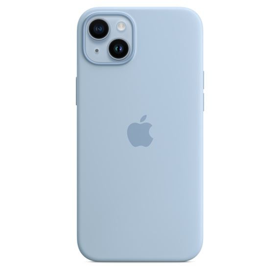 Apple Iphone 14 Plus Silicone Case With Magsafe - Sky i gruppen SMARTTELEFON & NETTBRETT / Mobilbeskyttelse / Apple / iPhone 14 hos TP E-commerce Nordic AB (C23087)