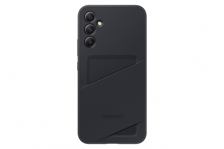 Samsung Card Slot Case Black Galaxy A34 i gruppen SMARTTELEFON & NETTBRETT / Mobilbeskyttelse / Samsung hos TP E-commerce Nordic AB (C23137)