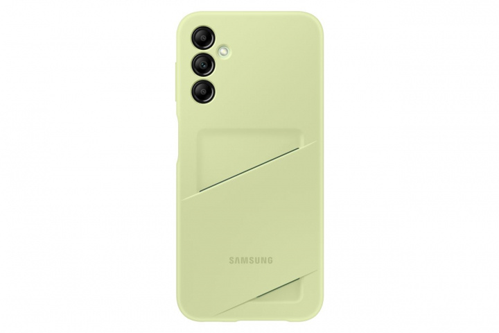Samsung Card Slot Case Lime Galaxy A14 i gruppen SMARTTELEFON & NETTBRETT / Mobilbeskyttelse / Samsung hos TP E-commerce Nordic AB (C23138)