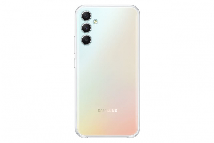 Samsung Clear Case Transparent Galaxy A34 i gruppen SMARTTELEFON & NETTBRETT / Mobilbeskyttelse / Samsung hos TP E-commerce Nordic AB (C23141)