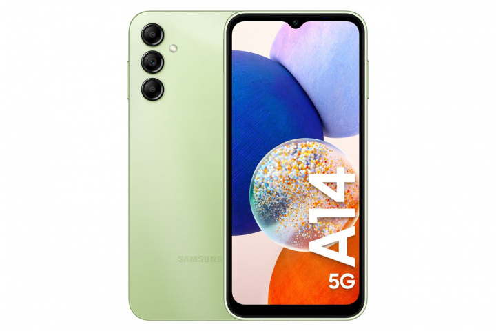 Samsung Galaxy A14 5G 128 GB Lysegrønn i gruppen SMARTTELEFON & NETTBRETT / Mobiltelefoner & smartphones hos TP E-commerce Nordic AB (C23147)