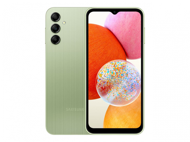 Samsung Galaxy A14 64GB Lysegrønn i gruppen SMARTTELEFON & NETTBRETT / Mobiltelefoner & smartphones hos TP E-commerce Nordic AB (C23153)