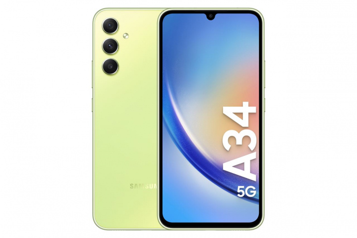 Samsung Galaxy A34 5G 128GB Light Green i gruppen SMARTTELEFON & NETTBRETT / Mobiltelefoner & smartphones hos TP E-commerce Nordic AB (C23157)